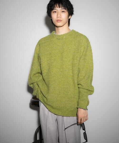 SENSE OF PLACE by URBAN RESEARCH / センスオブプレイス バイ アーバンリサーチ ニット・セーター | 『ユニセックス』ローゲージカラーニット | 詳細28