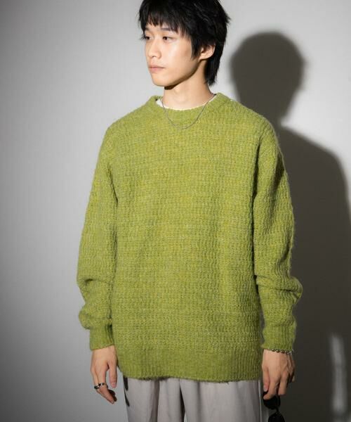 SENSE OF PLACE by URBAN RESEARCH / センスオブプレイス バイ アーバンリサーチ ニット・セーター | 『ユニセックス』ローゲージカラーニット | 詳細29