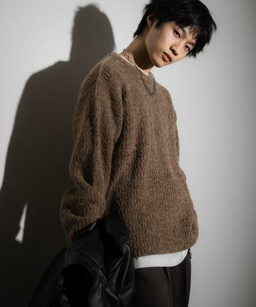 SENSE OF PLACE by URBAN RESEARCH / センスオブプレイス バイ アーバンリサーチ ニット・セーター | 『ユニセックス』ローゲージカラーニット | 詳細15