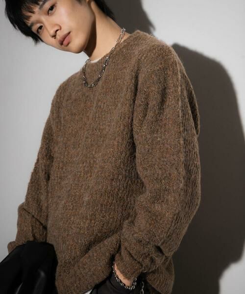 SENSE OF PLACE by URBAN RESEARCH / センスオブプレイス バイ アーバンリサーチ ニット・セーター | 『ユニセックス』ローゲージカラーニット | 詳細16
