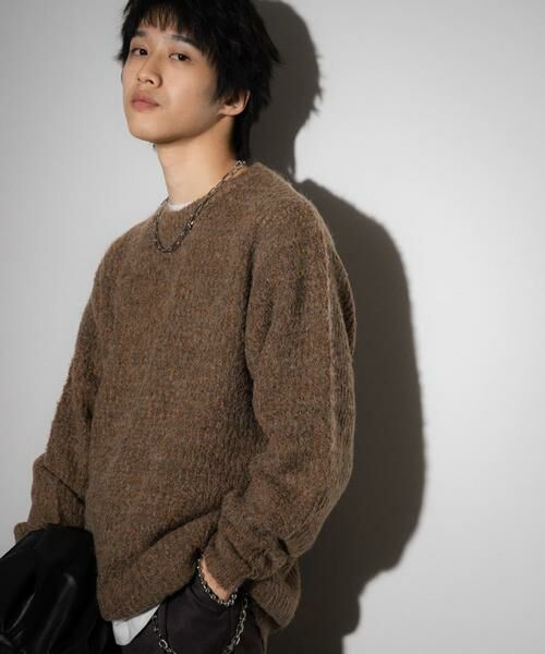 SENSE OF PLACE by URBAN RESEARCH / センスオブプレイス バイ アーバンリサーチ ニット・セーター | 『ユニセックス』ローゲージカラーニット | 詳細17