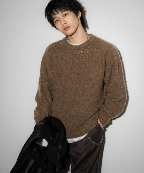 SENSE OF PLACE by URBAN RESEARCH / センスオブプレイス バイ アーバンリサーチ ニット・セーター | 『ユニセックス』ローゲージカラーニット | 詳細18