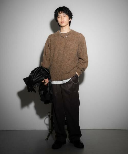 SENSE OF PLACE by URBAN RESEARCH / センスオブプレイス バイ アーバンリサーチ ニット・セーター | 『ユニセックス』ローゲージカラーニット | 詳細19