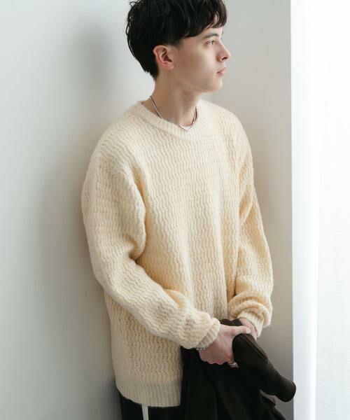 SENSE OF PLACE by URBAN RESEARCH / センスオブプレイス バイ アーバンリサーチ ニット・セーター | 『ユニセックス』ローゲージカラーニット | 詳細24