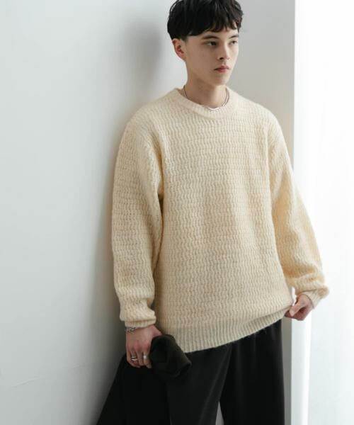 SENSE OF PLACE by URBAN RESEARCH / センスオブプレイス バイ アーバンリサーチ ニット・セーター | 『ユニセックス』ローゲージカラーニット | 詳細26