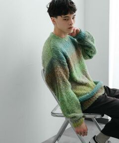 SENSE OF PLACE by URBAN RESEARCH / センスオブプレイス バイ アーバンリサーチ ニット・セーター | 『ユニセックス』ブークレグラデーションニット