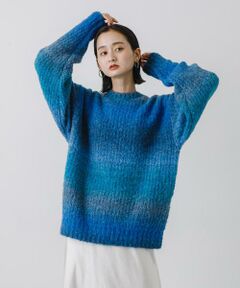 SENSE OF PLACE by URBAN RESEARCH / センスオブプレイス バイ アーバンリサーチ ニット・セーター | 『ユニセックス』ブークレグラデーションニット