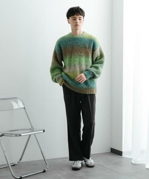 SENSE OF PLACE by URBAN RESEARCH / センスオブプレイス バイ アーバンリサーチ ニット・セーター | 『ユニセックス』ブークレグラデーションニット | 詳細16