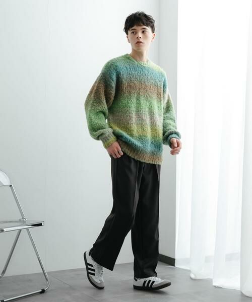 SENSE OF PLACE by URBAN RESEARCH / センスオブプレイス バイ アーバンリサーチ ニット・セーター | 『ユニセックス』ブークレグラデーションニット | 詳細17