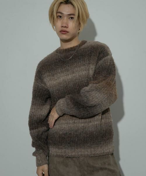 SENSE OF PLACE by URBAN RESEARCH / センスオブプレイス バイ アーバンリサーチ ニット・セーター | 『ユニセックス』ブークレグラデーションニット | 詳細28