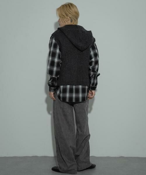 SENSE OF PLACE by URBAN RESEARCH / センスオブプレイス バイ アーバンリサーチ ベスト | 『洗濯可』シャギーフーディーベスト | 詳細13