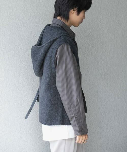 SENSE OF PLACE by URBAN RESEARCH / センスオブプレイス バイ アーバンリサーチ ベスト | 『洗濯可』シャギーフーディーベスト | 詳細2