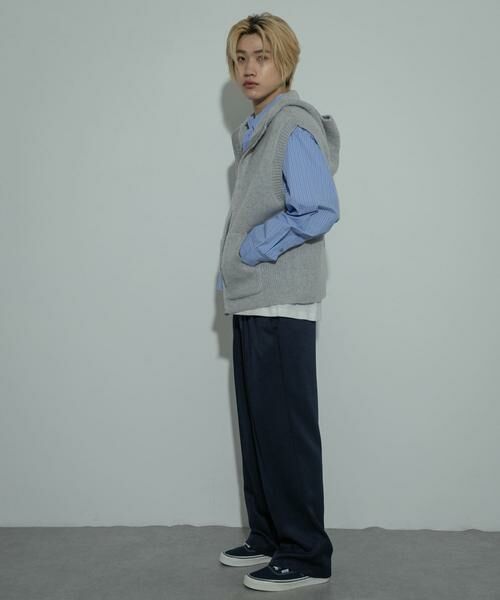 SENSE OF PLACE by URBAN RESEARCH / センスオブプレイス バイ アーバンリサーチ ベスト | 『洗濯可』シャギーフーディーベスト | 詳細26