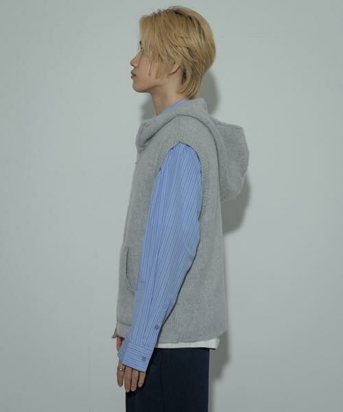 SENSE OF PLACE by URBAN RESEARCH / センスオブプレイス バイ アーバンリサーチ ベスト | 『洗濯可』シャギーフーディーベスト | 詳細29