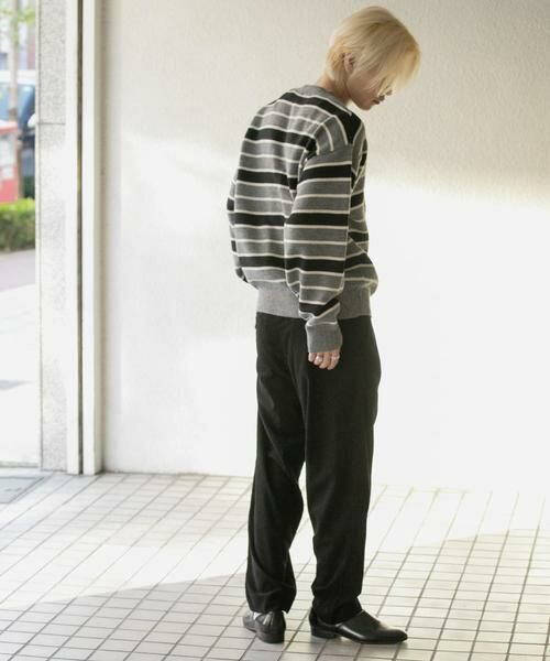 SENSE OF PLACE by URBAN RESEARCH / センスオブプレイス バイ アーバンリサーチ ニット・セーター | ウールブレンドボーダークルーネックニット | 詳細20