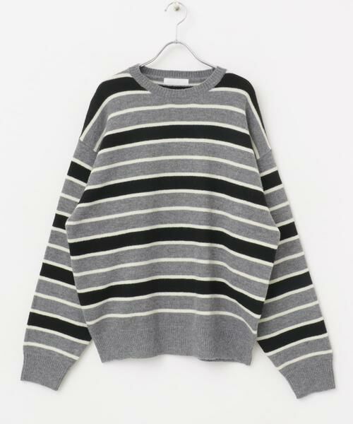 SENSE OF PLACE by URBAN RESEARCH / センスオブプレイス バイ アーバンリサーチ ニット・セーター | ウールブレンドボーダークルーネックニット | 詳細21