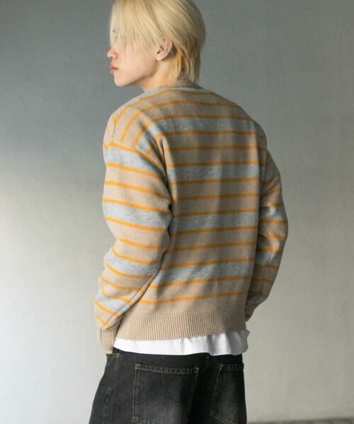 SENSE OF PLACE by URBAN RESEARCH / センスオブプレイス バイ アーバンリサーチ ニット・セーター | ウールブレンドボーダークルーネックニット | 詳細25