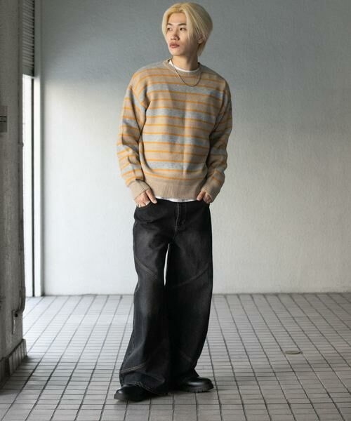 SENSE OF PLACE by URBAN RESEARCH / センスオブプレイス バイ アーバンリサーチ ニット・セーター | ウールブレンドボーダークルーネックニット | 詳細27