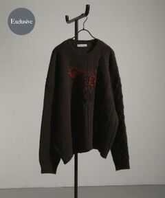 SENSE OF PLACE by URBAN RESEARCH / センスオブプレイス バイ アーバンリサーチ ニット・セーター | 『別注』SHUHEI KOKI×SENSE OF PLACE　プリントニット