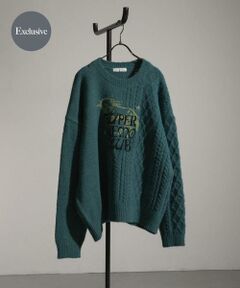 SENSE OF PLACE by URBAN RESEARCH / センスオブプレイス バイ アーバンリサーチ ニット・セーター | 『別注』SHUHEI KOKI×SENSE OF PLACE　プリントニット