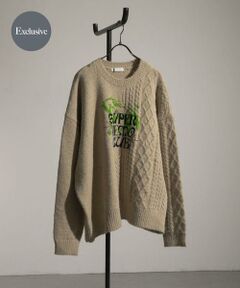 SENSE OF PLACE by URBAN RESEARCH / センスオブプレイス バイ アーバンリサーチ ニット・セーター | 『別注』SHUHEI KOKI×SENSE OF PLACE　プリントニット