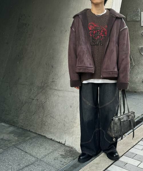 SENSE OF PLACE by URBAN RESEARCH / センスオブプレイス バイ アーバンリサーチ ニット・セーター | 『別注』SHUHEI KOKI×SENSE OF PLACE　プリントニット | 詳細9