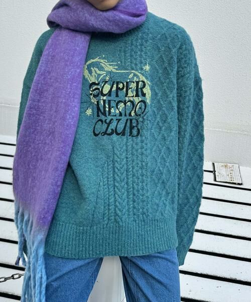 SENSE OF PLACE by URBAN RESEARCH / センスオブプレイス バイ アーバンリサーチ ニット・セーター | 『別注』SHUHEI KOKI×SENSE OF PLACE　プリントニット | 詳細12