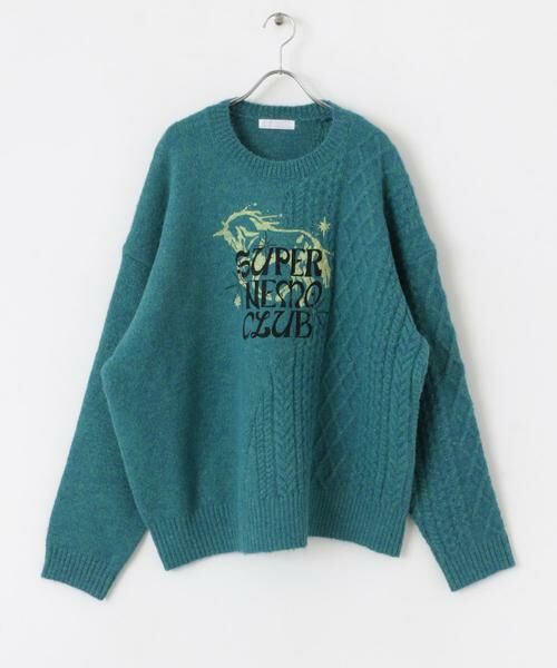 SENSE OF PLACE by URBAN RESEARCH / センスオブプレイス バイ アーバンリサーチ ニット・セーター | 『別注』SHUHEI KOKI×SENSE OF PLACE　プリントニット | 詳細17