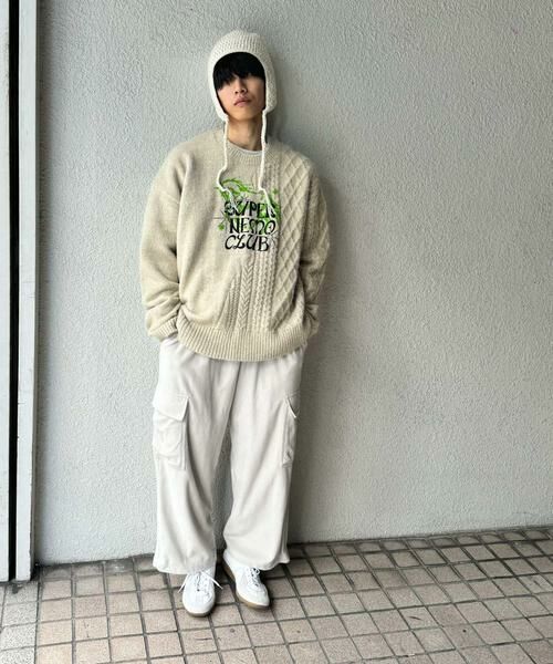 SENSE OF PLACE by URBAN RESEARCH / センスオブプレイス バイ アーバンリサーチ ニット・セーター | 『別注』SHUHEI KOKI×SENSE OF PLACE　プリントニット | 詳細27