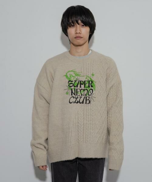 SENSE OF PLACE by URBAN RESEARCH / センスオブプレイス バイ アーバンリサーチ ニット・セーター | 『別注』SHUHEI KOKI×SENSE OF PLACE　プリントニット | 詳細28