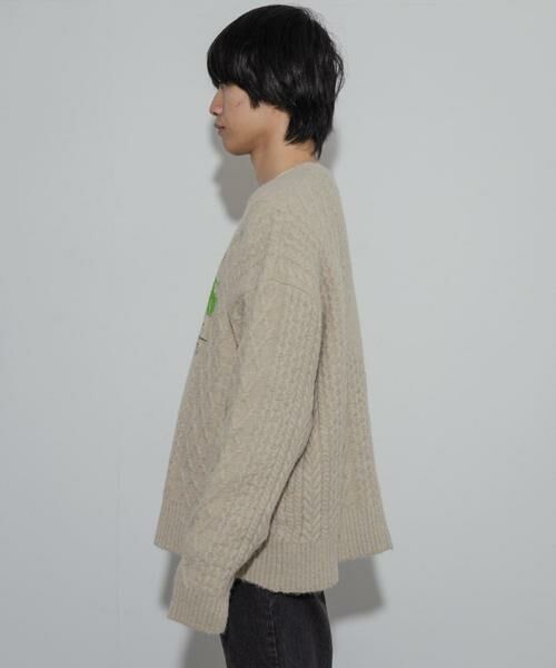 SENSE OF PLACE by URBAN RESEARCH / センスオブプレイス バイ アーバンリサーチ ニット・セーター | 『別注』SHUHEI KOKI×SENSE OF PLACE　プリントニット | 詳細29