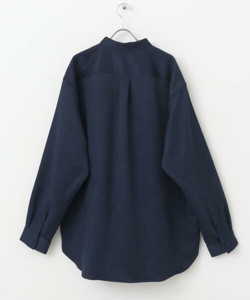 SENSE OF PLACE by URBAN RESEARCH / センスオブプレイス バイ アーバンリサーチ シャツ・ブラウス | ウールライクバンドカラールーズシャツ | 詳細20