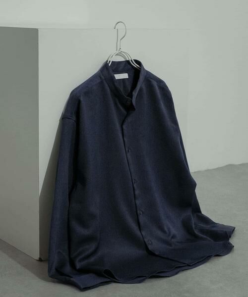 SENSE OF PLACE by URBAN RESEARCH / センスオブプレイス バイ アーバンリサーチ シャツ・ブラウス | ウールライクバンドカラールーズシャツ | 詳細6