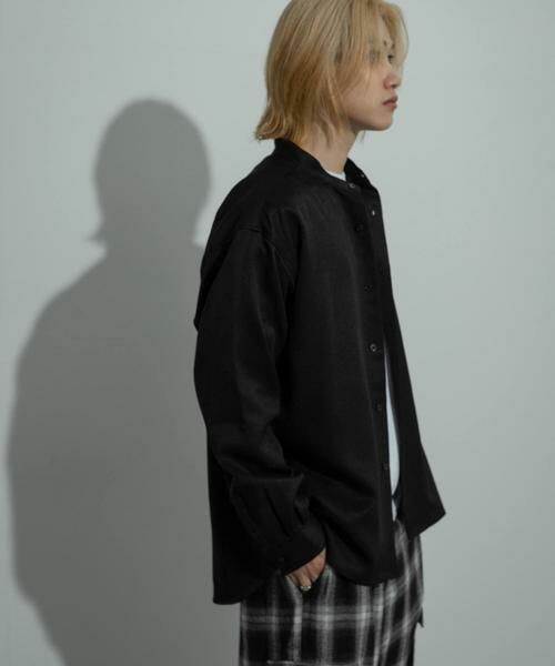 SENSE OF PLACE by URBAN RESEARCH / センスオブプレイス バイ アーバンリサーチ シャツ・ブラウス | ウールライクバンドカラールーズシャツ | 詳細27