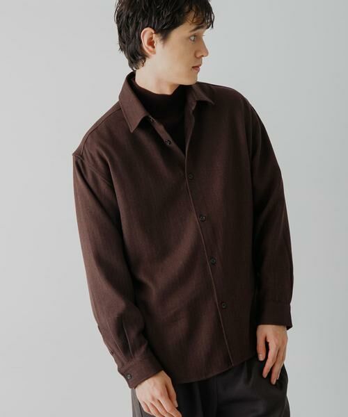 SENSE OF PLACE by URBAN RESEARCH / センスオブプレイス バイ アーバンリサーチ シャツ・ブラウス | ヘリンボーンレギュラーカラーシャツ | 詳細8