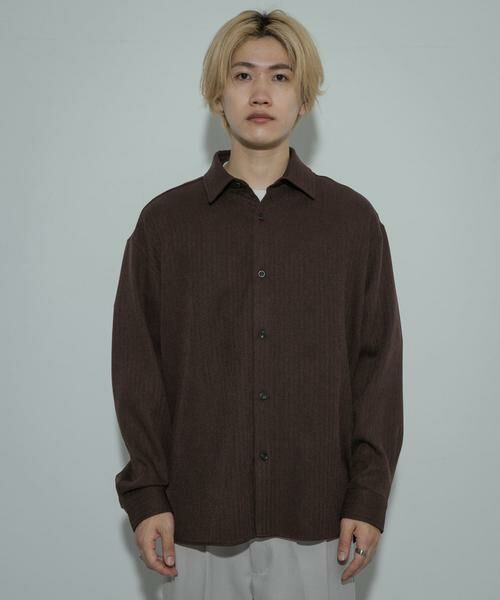 SENSE OF PLACE by URBAN RESEARCH / センスオブプレイス バイ アーバンリサーチ シャツ・ブラウス | ヘリンボーンレギュラーカラーシャツ | 詳細18