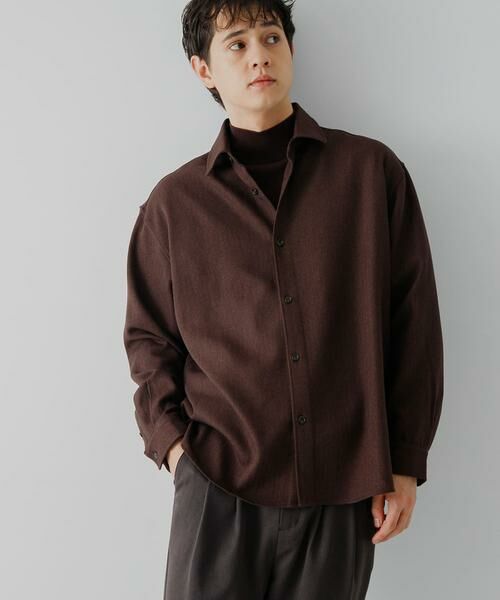 SENSE OF PLACE by URBAN RESEARCH / センスオブプレイス バイ アーバンリサーチ シャツ・ブラウス | ヘリンボーンレギュラーカラーシャツ | 詳細9