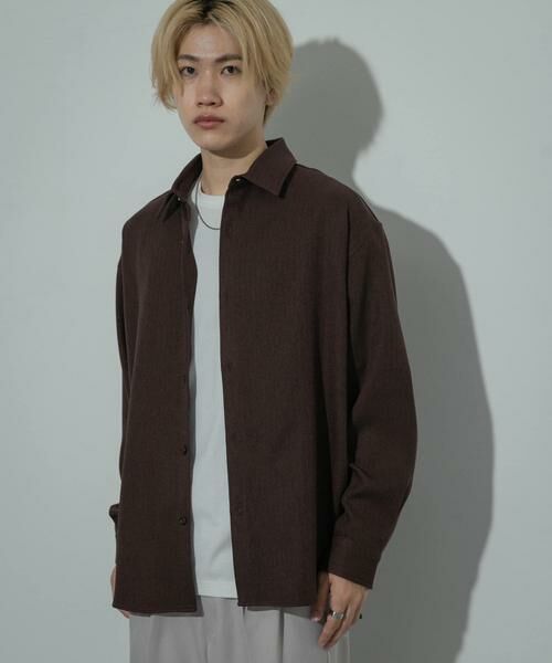 SENSE OF PLACE by URBAN RESEARCH / センスオブプレイス バイ アーバンリサーチ シャツ・ブラウス | ヘリンボーンレギュラーカラーシャツ | 詳細14