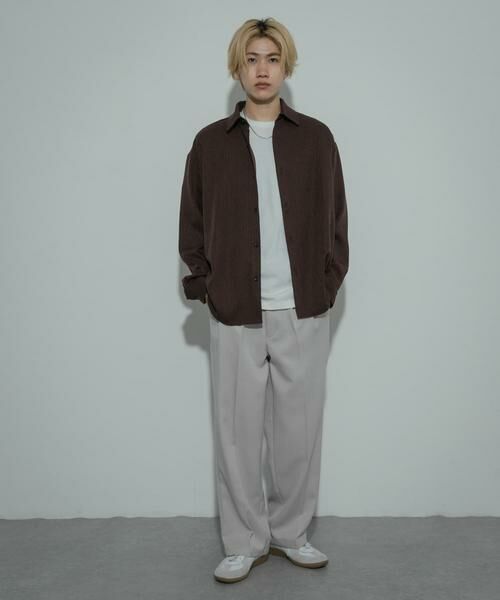 SENSE OF PLACE by URBAN RESEARCH / センスオブプレイス バイ アーバンリサーチ シャツ・ブラウス | ヘリンボーンレギュラーカラーシャツ | 詳細16