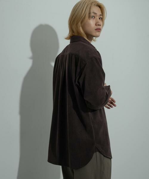 SENSE OF PLACE by URBAN RESEARCH / センスオブプレイス バイ アーバンリサーチ シャツ・ブラウス | 『ユニセックス』コーデュロイルーズシャツ | 詳細10