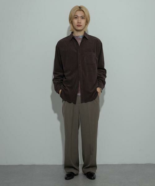 SENSE OF PLACE by URBAN RESEARCH / センスオブプレイス バイ アーバンリサーチ シャツ・ブラウス | 『ユニセックス』コーデュロイルーズシャツ | 詳細11