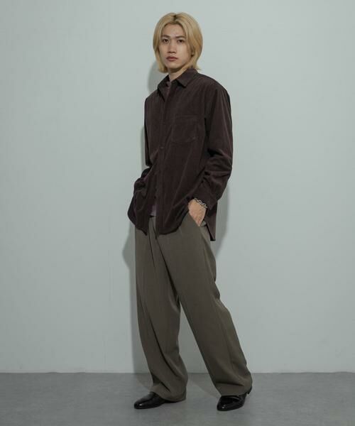 SENSE OF PLACE by URBAN RESEARCH / センスオブプレイス バイ アーバンリサーチ シャツ・ブラウス | 『ユニセックス』コーデュロイルーズシャツ | 詳細12
