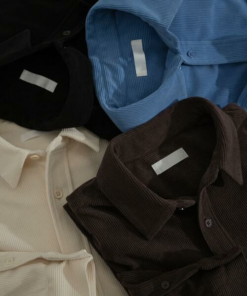 SENSE OF PLACE by URBAN RESEARCH / センスオブプレイス バイ アーバンリサーチ シャツ・ブラウス | 『ユニセックス』コーデュロイルーズシャツ | 詳細13