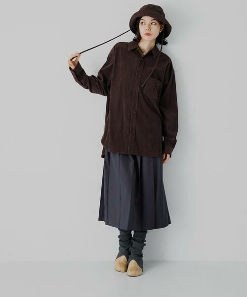 SENSE OF PLACE by URBAN RESEARCH / センスオブプレイス バイ アーバンリサーチ シャツ・ブラウス | 『ユニセックス』コーデュロイルーズシャツ | 詳細2