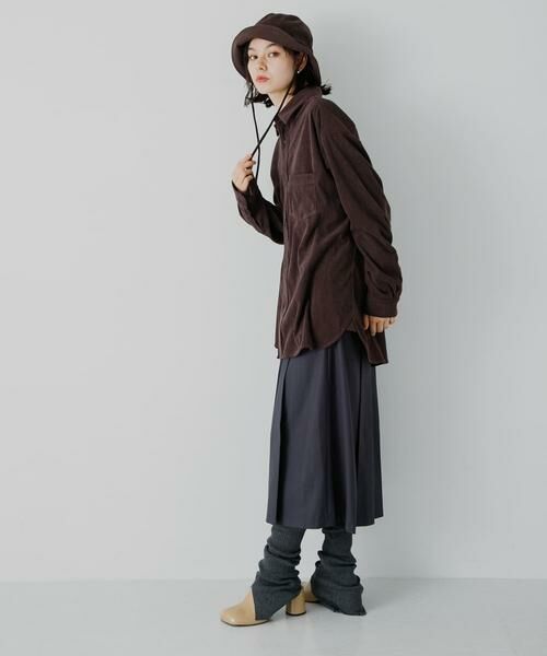 SENSE OF PLACE by URBAN RESEARCH / センスオブプレイス バイ アーバンリサーチ シャツ・ブラウス | 『ユニセックス』コーデュロイルーズシャツ | 詳細4