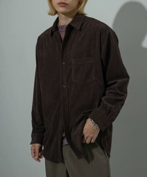 SENSE OF PLACE by URBAN RESEARCH / センスオブプレイス バイ アーバンリサーチ シャツ・ブラウス | 『ユニセックス』コーデュロイルーズシャツ | 詳細6