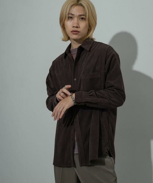 SENSE OF PLACE by URBAN RESEARCH / センスオブプレイス バイ アーバンリサーチ シャツ・ブラウス | 『ユニセックス』コーデュロイルーズシャツ | 詳細7