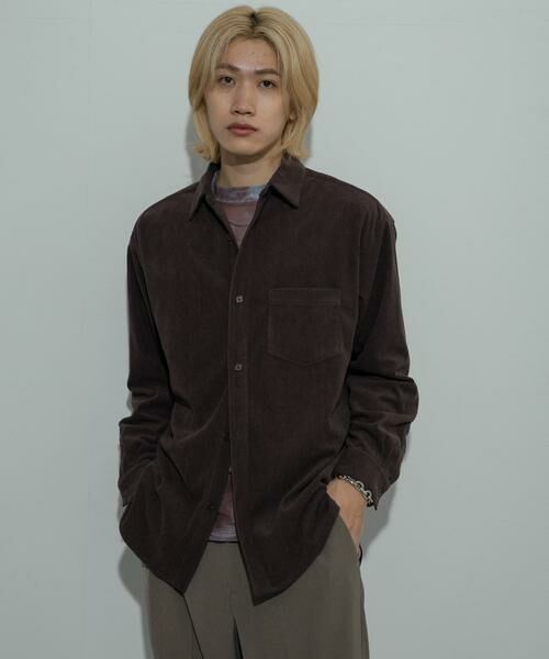 SENSE OF PLACE by URBAN RESEARCH / センスオブプレイス バイ アーバンリサーチ シャツ・ブラウス | 『ユニセックス』コーデュロイルーズシャツ | 詳細8