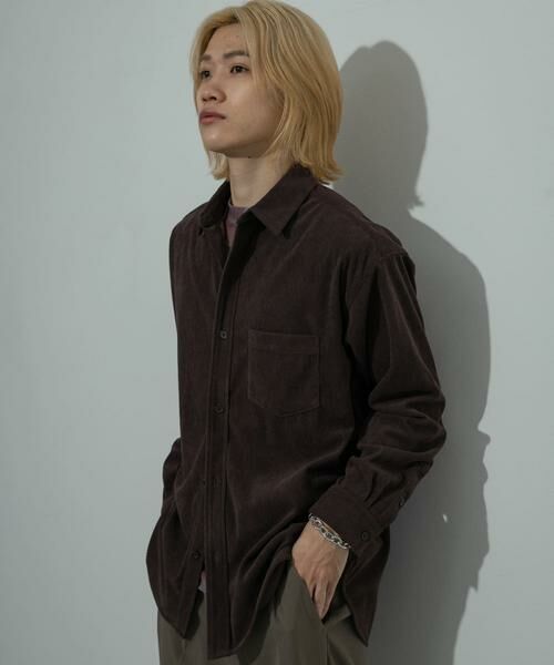 SENSE OF PLACE by URBAN RESEARCH / センスオブプレイス バイ アーバンリサーチ シャツ・ブラウス | 『ユニセックス』コーデュロイルーズシャツ | 詳細9
