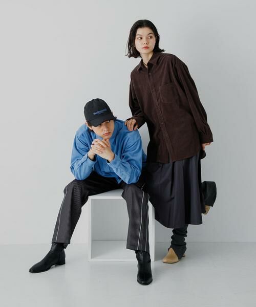 SENSE OF PLACE by URBAN RESEARCH / センスオブプレイス バイ アーバンリサーチ シャツ・ブラウス | 『ユニセックス』コーデュロイルーズシャツ | 詳細25